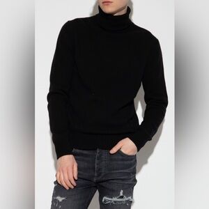 Amiri Cashmere and Wool Blend Turtleneck, Size XL